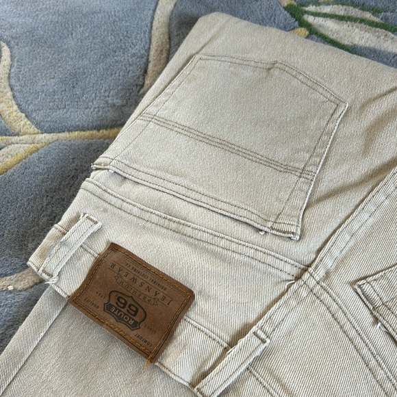 Route 66 Stretch Fit Khaki Carpenter Jeans Size 9/10 - Picture 7 of 7